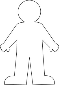 man outline