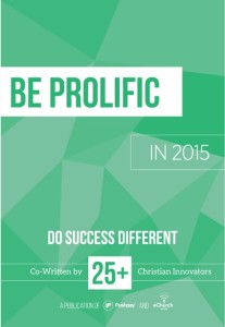 Be Prolific Cover